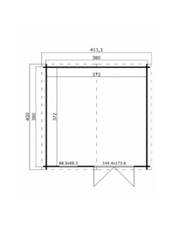 Abri De Jardin Bekky 14.45 M² En Bois Massif 40 Mm -Lafuma Soldes abri de jardin bekky 1445 m en bois massif 40 mm 1