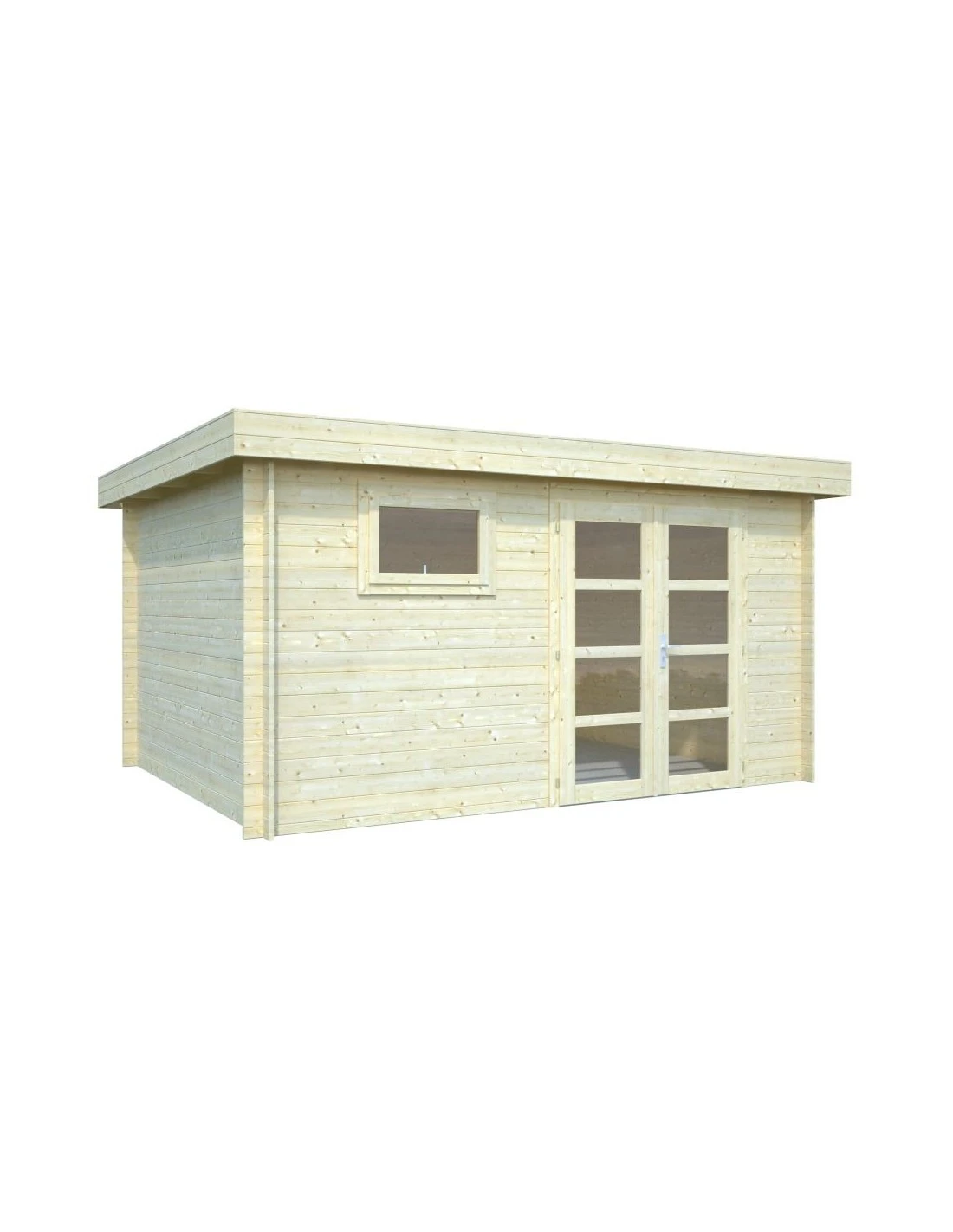 Abri De Jardin Elsa 11.7 M² En Bois Massif 28 Mm 4 Abri De Jardin Elsa 11.7 M² En Bois Massif 28 Mm – Image 2