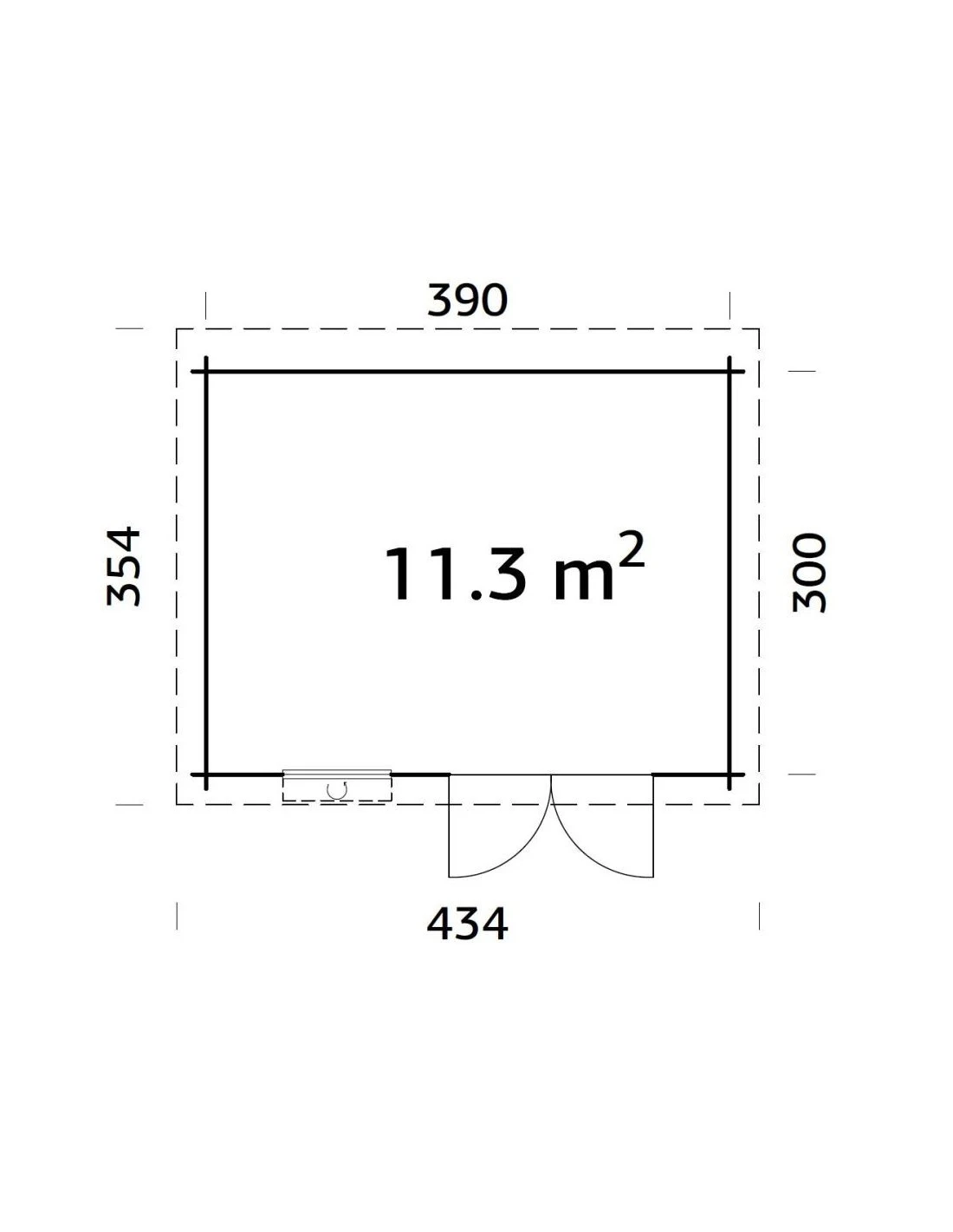 Abri De Jardin Elsa 11.7 M² En Bois Massif 28 Mm 5 Abri De Jardin Elsa 11.7 M² En Bois Massif 28 Mm – Image 3