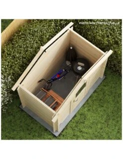 Abri De Jardin Juno 2.8 M² En Bois Massif 19 Mm -Lafuma Soldes abri de jardin juno 28 m en bois massif 19 mm 3