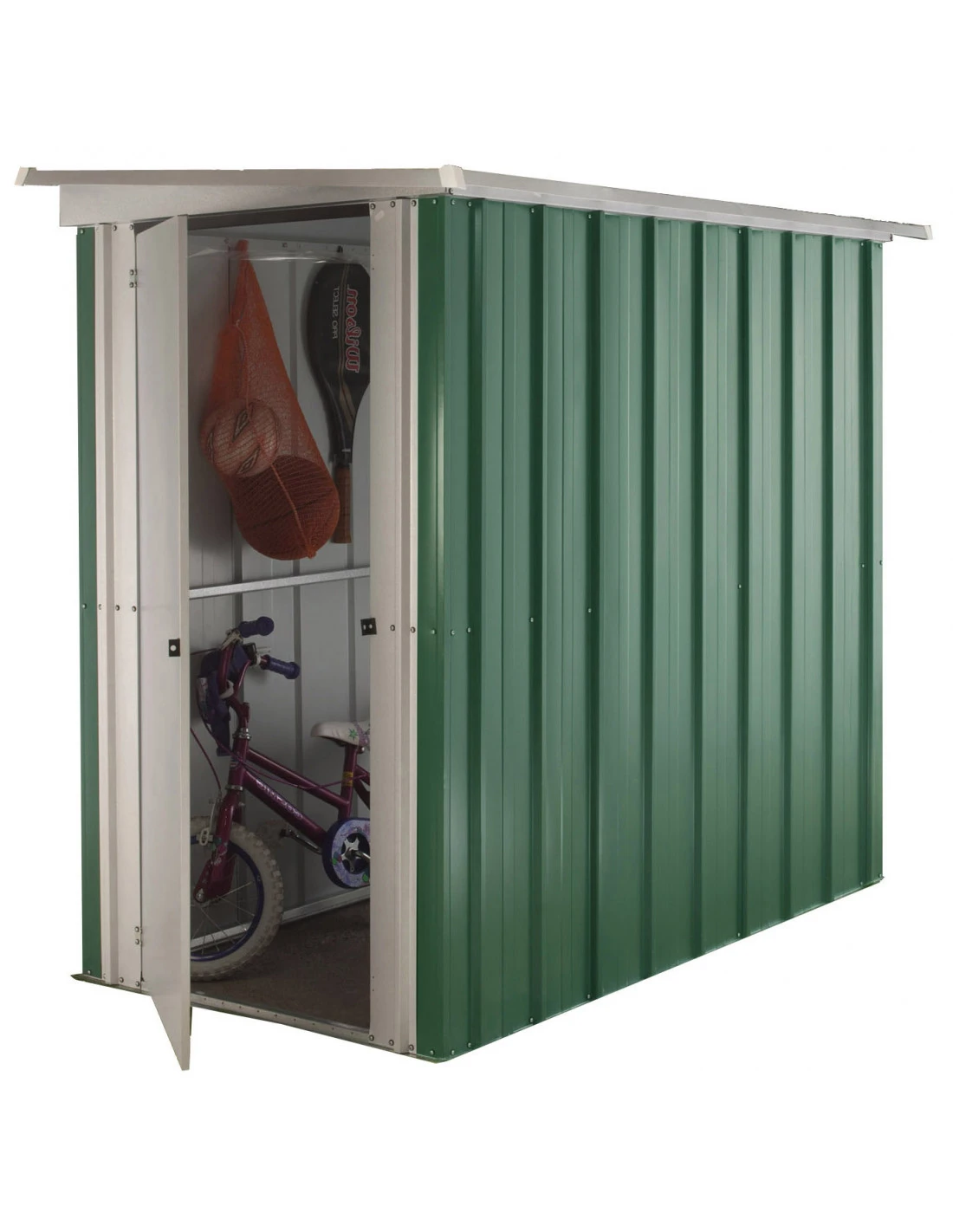 Abri De Jardin Métal 1.9 M² Vert - Gamme Yardmaster 3 Abri De Jardin Métal 1.9 M² Vert - Gamme Yardmaster