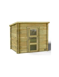 Abri De Jardin Nicia Modern 3.9 M² En Bois Traité