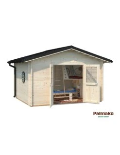 Abri De Jardin Tina 10.8 M² En Bois Massif 34 Mm -Lafuma Soldes abri de jardin tina 108 m en bois massif 34 mm 3