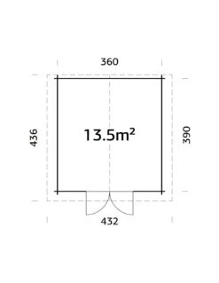 Abri De Jardin Tina 14 M² En Bois Massif 34 Mm -Lafuma Soldes abri de jardin tina 14 m en bois massif 34 mm 12