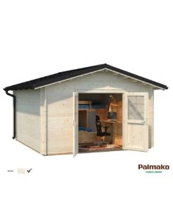 Abri De Jardin Tina 14 M² En Bois Massif 34 Mm -Lafuma Soldes abri de jardin tina 14 m en bois massif 34 mm 3