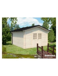 Abri De Jardin Tina 14 M² En Bois Massif 34 Mm -Lafuma Soldes abri de jardin tina 14 m en bois massif 34 mm 5
