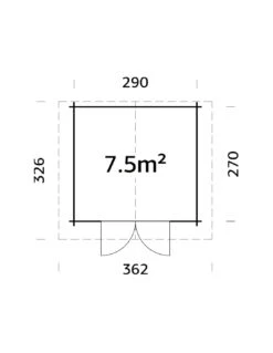Abri De Jardin Tina 7.8 M² En Bois Massif 34 Mm -Lafuma Soldes abri de jardin tina 78 m en bois massif 34 mm 11