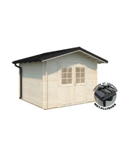 Abri De Jardin Tina 7.8 M² En Bois Massif 34 Mm -Lafuma Soldes abri de jardin tina 78 m en bois massif 34 mm 3