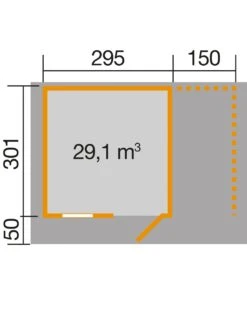 Abri De Jardin WEKA 170A+appentis De 13.4 M² En Bois Massif 28 Mm 7 Abri De Jardin WEKA 170A+appentis De 13.4 M² En Bois Massif 28 Mm -Lafuma Soldes abri de jardin weka 170aappentis de 134 m en bois massif 28 mm 2