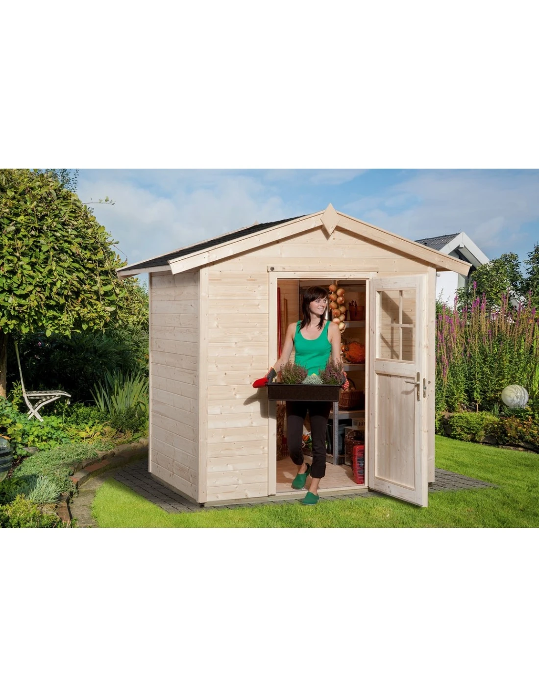 Abri De Jardin WEKA 223 De 3.2 M² Au Choix En Bois Massif 21 Mm 3 Abri De Jardin WEKA 223 De 3.2 M² Au Choix En Bois Massif 21 Mm