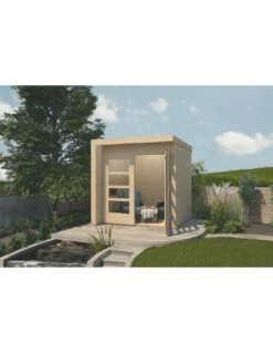 Abri De Jardin WEKA Design 262 A De 3.6 M² Au Choix En Bois Massif 21 Mm