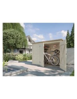 Abri Vélos/poubelles WEKA 367 En Bois Massif 19 Mm