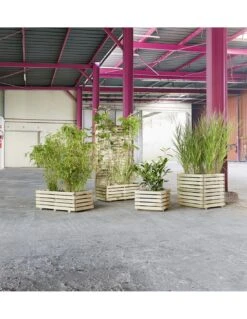 Bac Carré Küb En Bois Traité Autoclave - 40x40xH28 Cm -Lafuma Soldes bac carre kueb taille au choix en bois traite autoclave 7