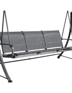 Balancelle De Jardin LAKO 3 Places - Polyester Et Acier -Lafuma Soldes balancelle de jardin lako 3 places polyester et acier 3