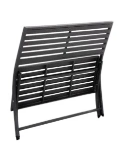Banc De Jardin Olbia 3 Places Pliant Gris - L.122 X P.53 X H.88 Cm -Lafuma Soldes banc de jardin olbia 3 places pliant gris l122 x p53 x h88 cm 2