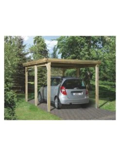 Carport WEKA 617 De 16.5 M² Traitée Autoclave