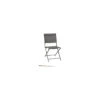 Chaise De Jardin AXANT Pliable - Aluminium Et Texaline - Anthracite / Graphite -Lafuma Soldes chaise de jardin axant pliable aluminium et texaline anthracite graphite