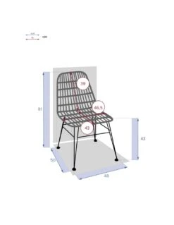 Chaise De Jardin Lambada Sésame - Métal Et Résine -Lafuma Soldes chaise de jardin lambada sesame metal et resine 3