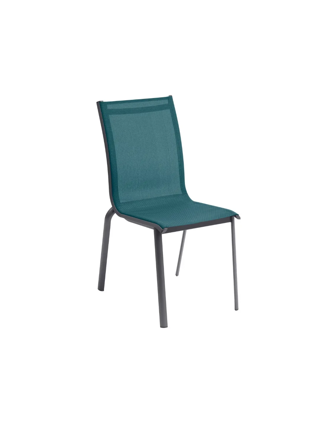 Chaise Empilable Axant Anthracite / Bleu Canard 3 Chaise Empilable Axant Anthracite / Bleu Canard