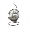 Fauteuil œuf Suspendu LONDON - Acier époxy Et Résine Tressée -Lafuma Soldes chaise loveuse suspendue london