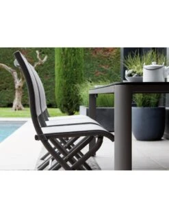 Chaise Pliante Élégance - Aluminium Grey - Grey / BB -Lafuma Soldes chaise pliante elegance aluminium grey 4