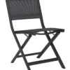 Chaise Pliante Nils - Graphite Textilène Gris Argent -Lafuma Soldes chaise pliante nils plusieurs coloris 4