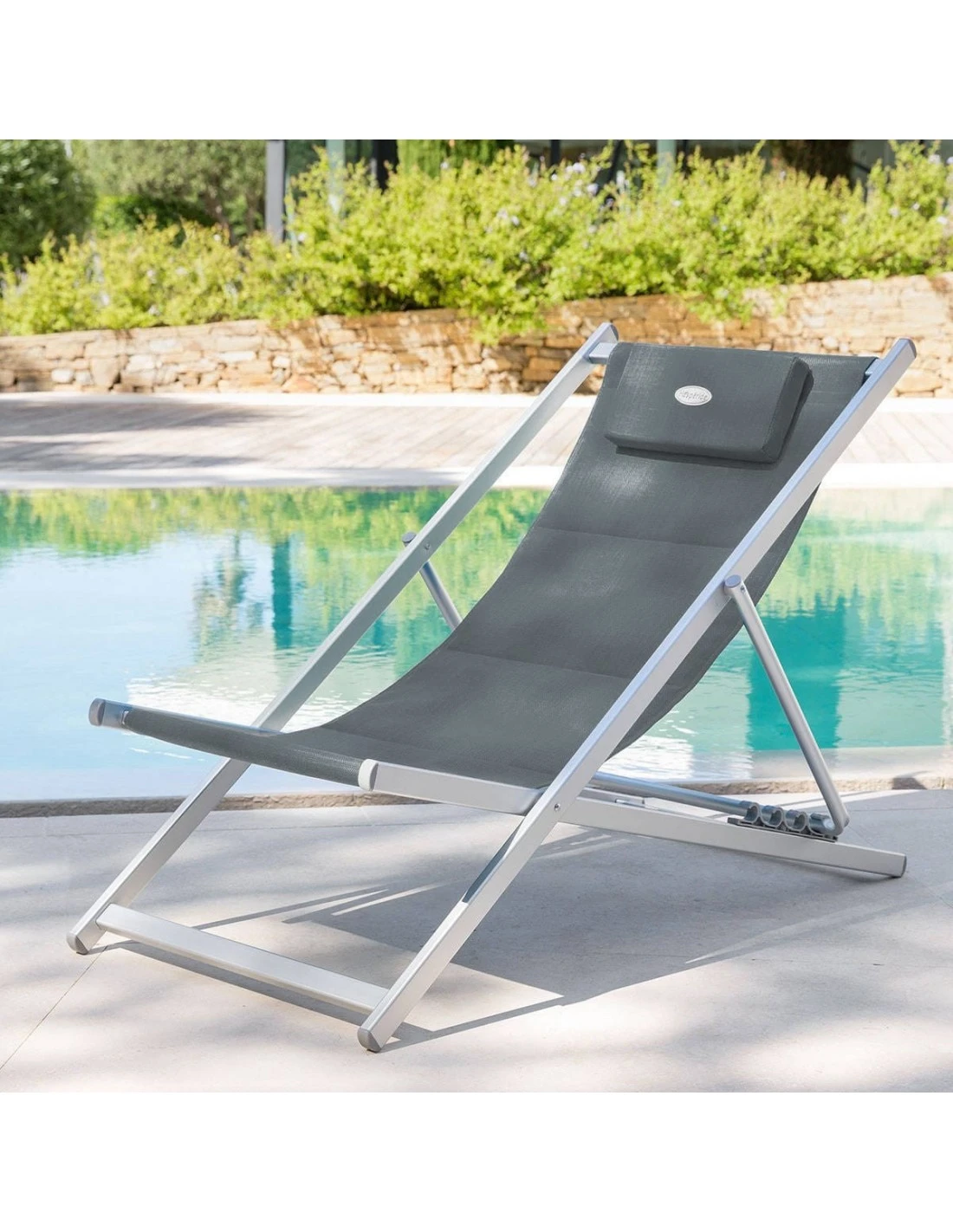 Chilienne De Jardin Honolulu - 4 Positions - Ardoise 4 Chilienne De Jardin Honolulu - 4 Positions - Ardoise – Image 2