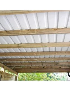 Carport En Bois Double CESAR Traité Autoclave De 38 M² -Lafuma Soldes double carport cesar traite autoclave de 401 m 6