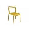 Chaise EOS Empilable En Aluminium - Miel -Lafuma Soldes eos chaise empilable alu miel
