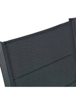 Fauteuil De Jardin Allure Empilable - Aluminium Et Texaline Matelassée - Graphite / Poivre -Lafuma Soldes fauteuil de jardin allure empilable aluminium et texaline matelassee graphite poivre 3