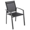 Fauteuil De Jardin Axiome En Aluminium Poivre Et Graphite