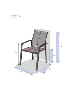 Fauteuil De Jardin Axiome En Aluminium Poivre Et Graphite -Lafuma Soldes fauteuil de jardin axiome en aluminium poivre et graphite 3