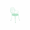 Fauteuil De Jardin Montmartre Empilable En Métal - Vert Opaline -Lafuma Soldes fauteuil de jardin montmartre metal empilable