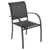 Fauteuil De Jardin Piazza Empilable - Aluminium Graphite - Graphite / Anthracite -Lafuma Soldes fauteuil de jardin piazza empilable aluminium graphite graphite anthracite