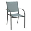 Fauteuil De Jardin Piazza Empilable - Aluminium Graphite - Graphite / Jade -Lafuma Soldes fauteuil de jardin piazza empilable aluminium graphite graphite jade