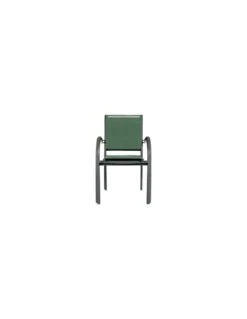 Fauteuil De Jardin Piazza Empilable - Aluminium Graphite - Graphite / Olive -Lafuma Soldes fauteuil de jardin piazza empilable aluminium graphite graphite olive 2