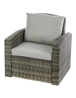 Fauteuil De Jardin Polynésia - Résine Tressée - Naturae -Lafuma Soldes fauteuil de jardin polynesia resine tressee 2