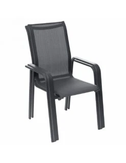 Fauteuil Dossier Haut Empilable Essentia - Aluminium Graphite 9 Fauteuil Dossier Haut Empilable Essentia - Aluminium Graphite -Lafuma Soldes fauteuil dossier haut empilable essentia aluminium graphite 2