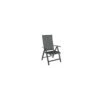 Fauteuil Multipositions ELEGANCE - Aluminium Et TPEP - Graphite / Graphite -Lafuma Soldes fauteuil multipositions elegance aluminium et tpep