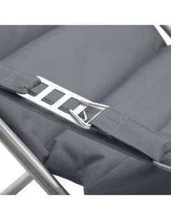 Fauteuil Relax De Jardin MILOS - Assise Matelassée - Ardoise -Lafuma Soldes fauteuil relax de jardin milos assise matelassee ardoise 2