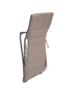 Fauteuil Relax De Jardin MILOS - Assise Matelassée - Taupe -Lafuma Soldes fauteuil relax de jardin milos assise matelassee taupe 3