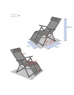 Fauteuil Relax Decima - Inclinable 8 Positions - Noisette / Praline -Lafuma Soldes fauteuil relax decima inclinable 8 positions noisette praline 3