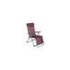 Fauteuil Relax Silos Basculant - 5 Positions - Bordeaux -Lafuma Soldes fauteuil relax silos basculant 5 positions bordeaux
