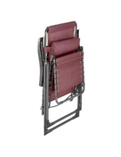 Fauteuil Relax Silos Basculant - 5 Positions - Bordeaux -Lafuma Soldes fauteuil relax silos basculant 5 positions bordeaux 2