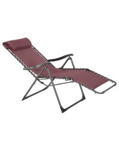 Fauteuil Relax Silos Basculant - 5 Positions - Bordeaux -Lafuma Soldes fauteuil relax silos basculant 5 positions bordeaux 3