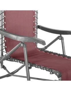 Fauteuil Relax Silos Basculant - 5 Positions - Bordeaux -Lafuma Soldes fauteuil relax silos basculant 5 positions bordeaux 4