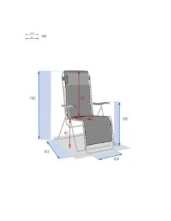 Fauteuil Relax Silos Basculant - 5 Positions - Bordeaux -Lafuma Soldes fauteuil relax silos basculant 5 positions bordeaux 6