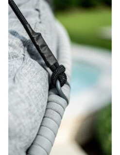 Fauteuil Suspendu Œuf OVO - Acier Et Résine Tressée -Lafuma Soldes fauteuil suspendu oeuf ovo acier et resine tressee 1