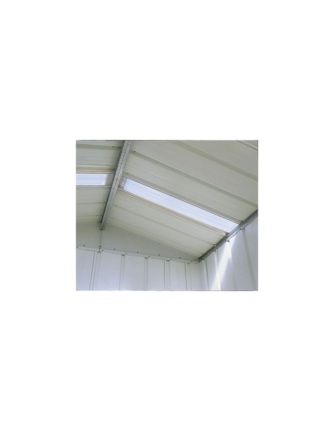 Garage Métal Anthracite 19 M² Acier Galvanisé 7 Garage Métal Anthracite 19 M² Acier Galvanisé – Image 5