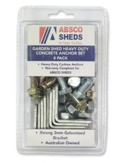 Kit D'ancrage Pour Abri Ou Garage Métal